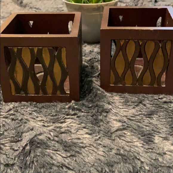 Other - ⚫️5/$25 (2)Votive Candle Holders. Gently used.